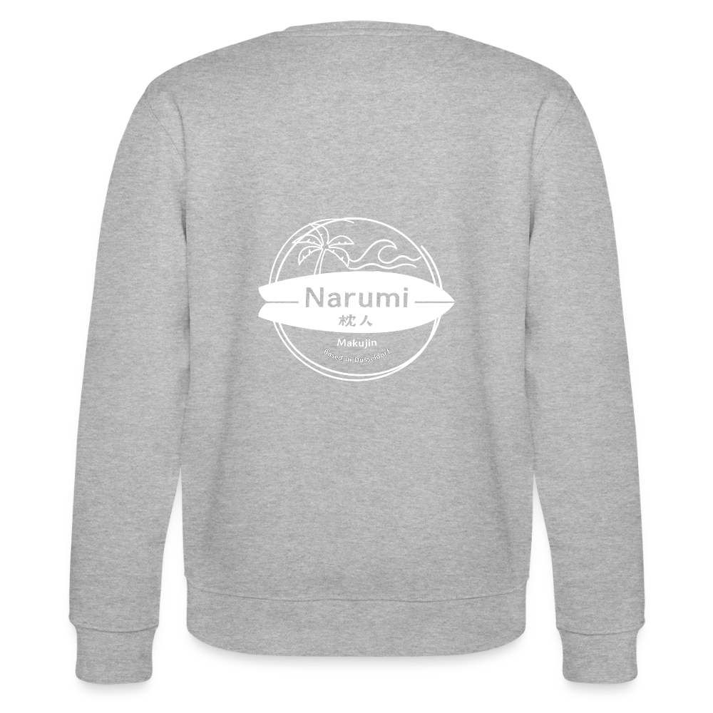 Narumi Makujin Bio-Sweatshirt - Grau meliert