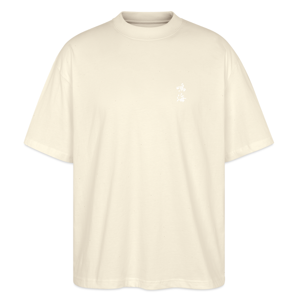 Narumi “Ride our wave” Oversized T-Shirt - natural raw