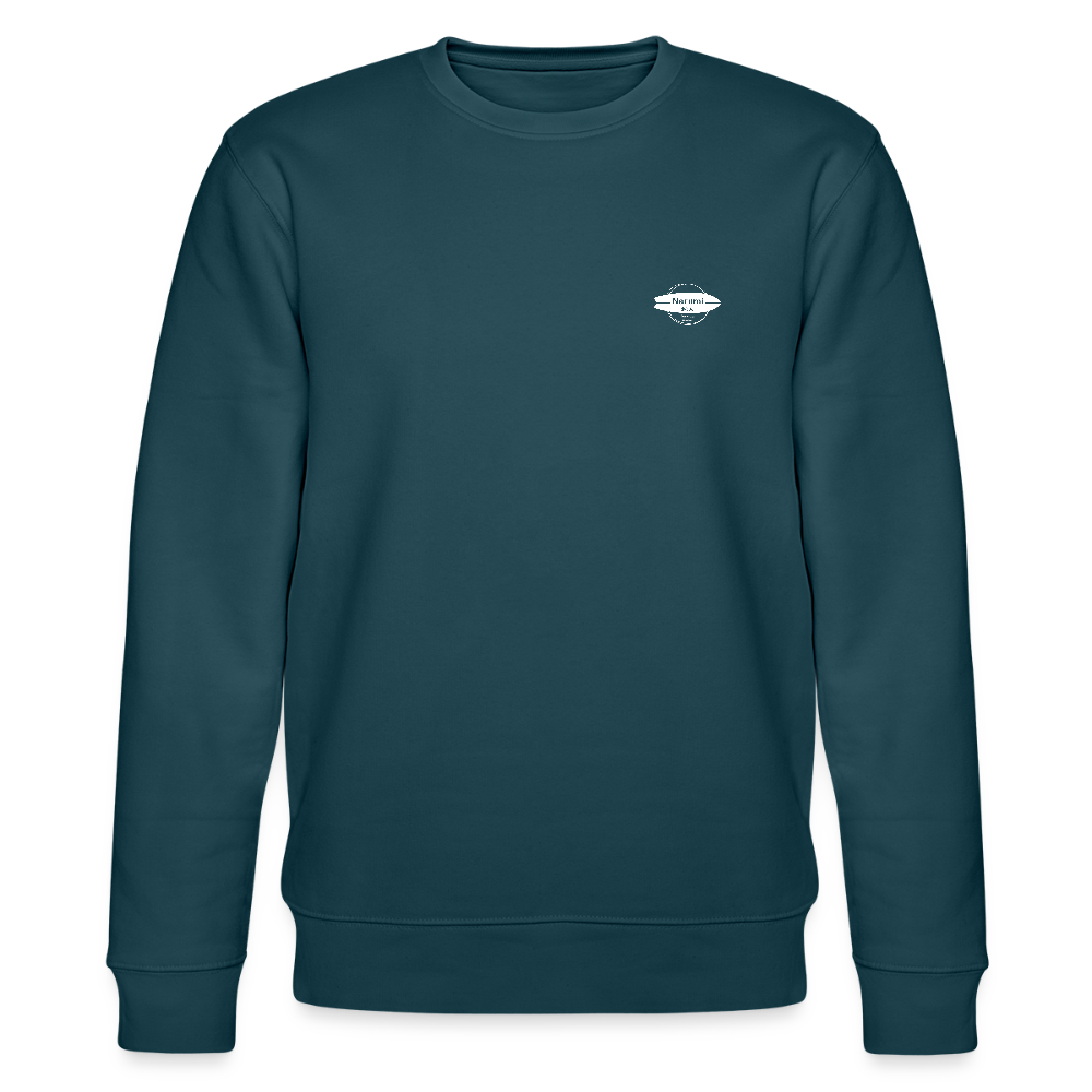Narumi Makujin Bio-Sweatshirt - Dunkles Petrol