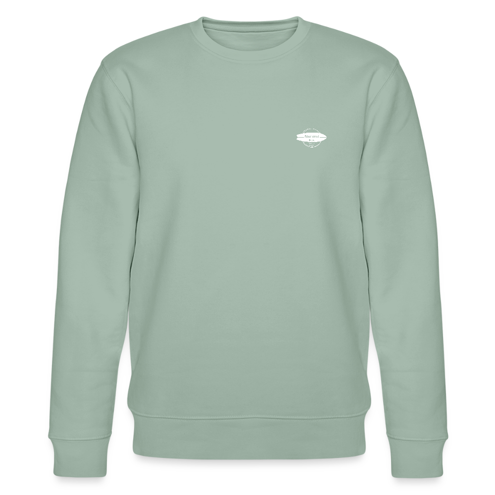 Narumi Makujin Bio-Sweatshirt - Helles Graugrün
