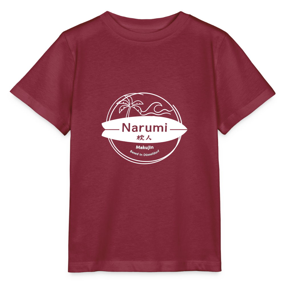 Narumi Makujin Kinder T-Shirt - Burgunderrot