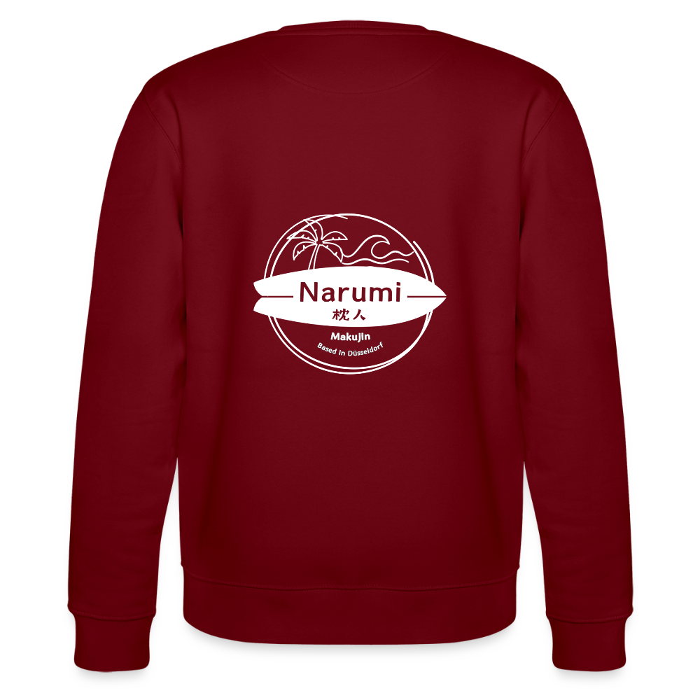 Narumi Makujin Bio-Sweatshirt - Burgunderrot
