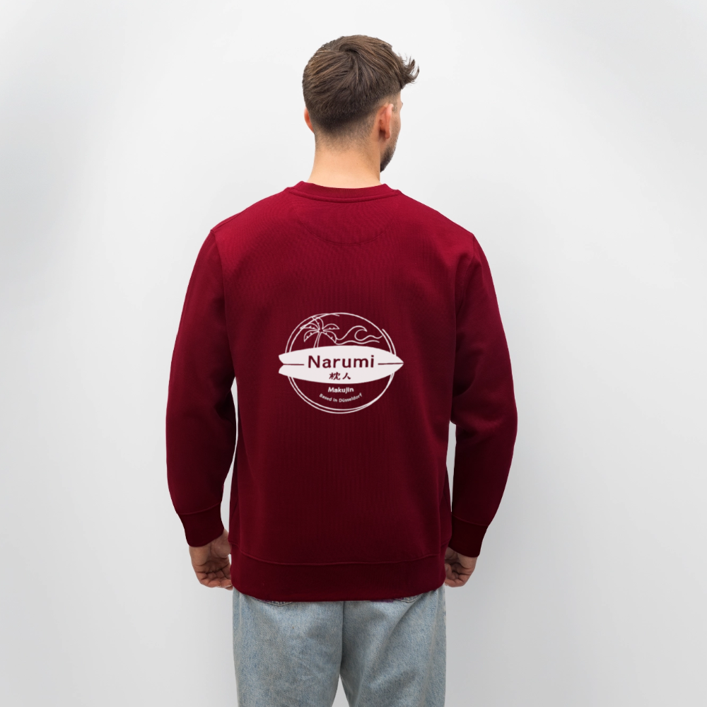 Narumi Makujin Bio-Sweatshirt - Burgunderrot