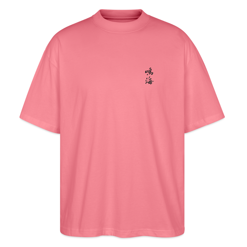 Narumi “Ride our wave” Oversized T-Shirt - pink joy