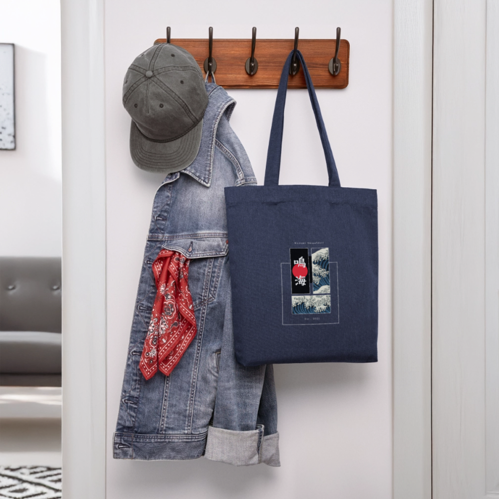 Narumi Tote Bag - melange Blue