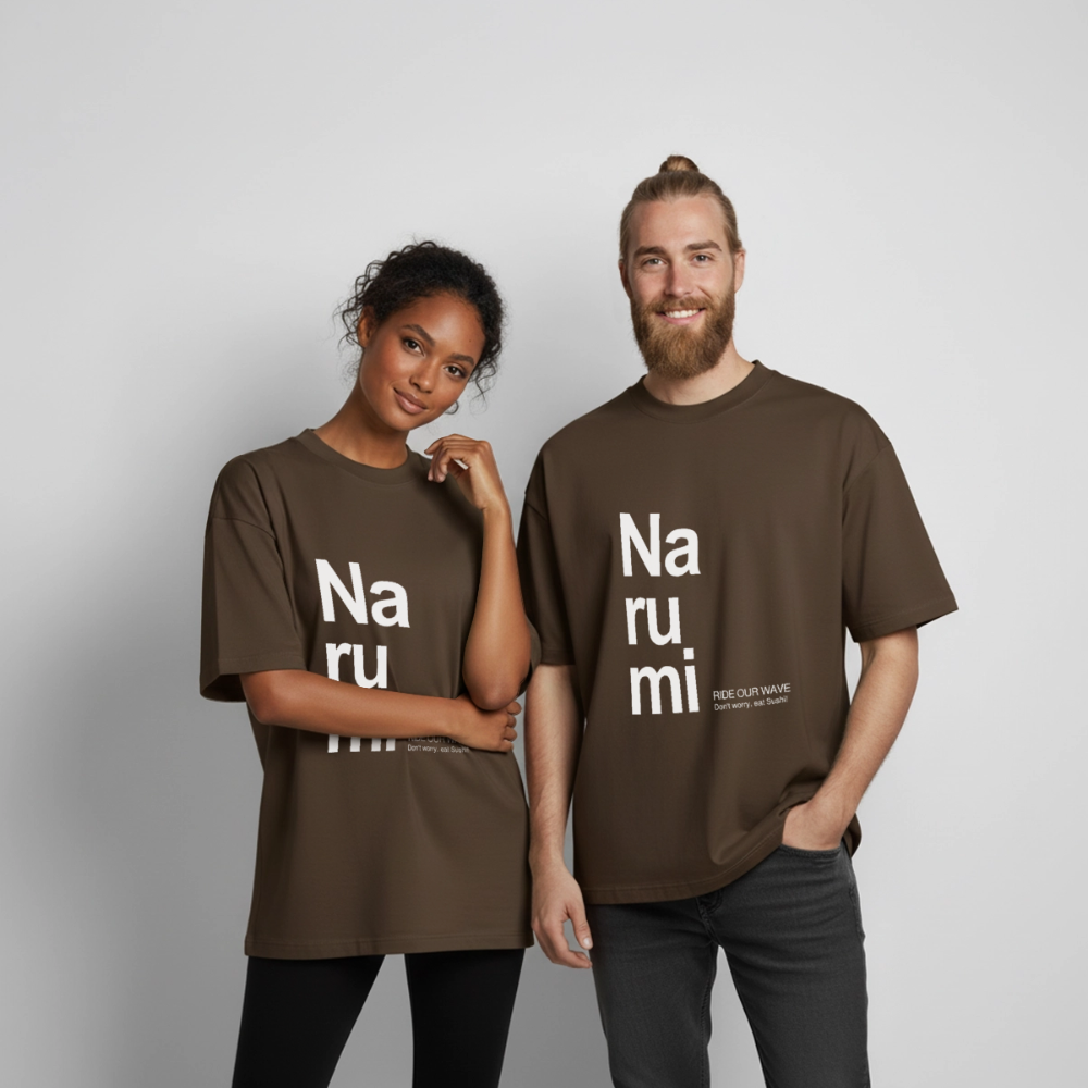 Na Ru Mi T-Shirt - Dunkelbraun