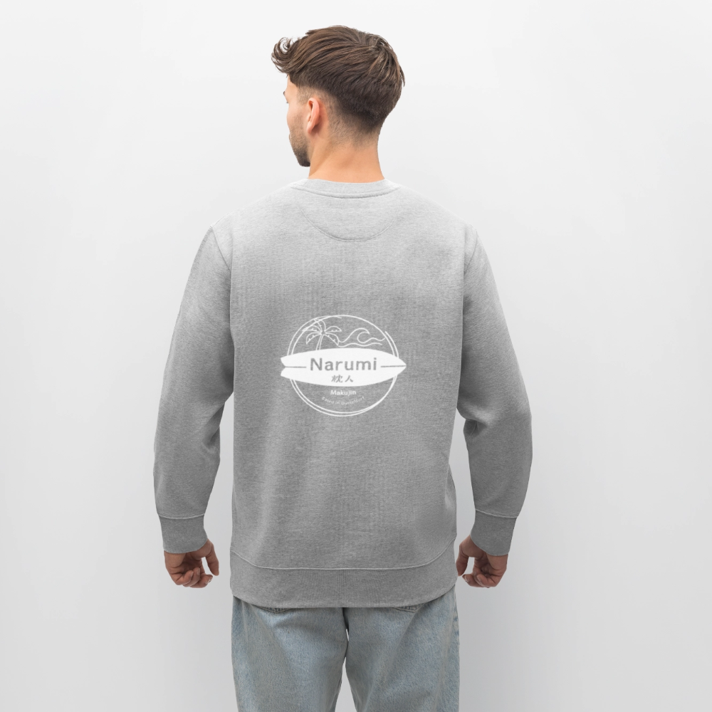 Narumi Makujin Bio-Sweatshirt - Grau meliert