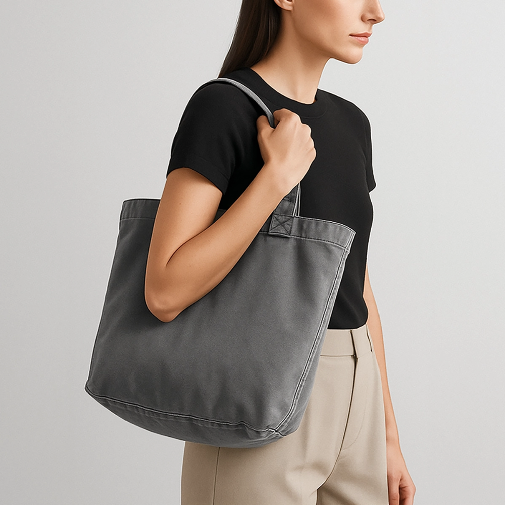 Narumi Makujin Shopper - Vintage Schwarz