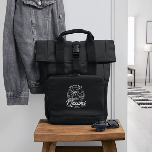 Narumi “Ride our wave” Backpack - Schwarz