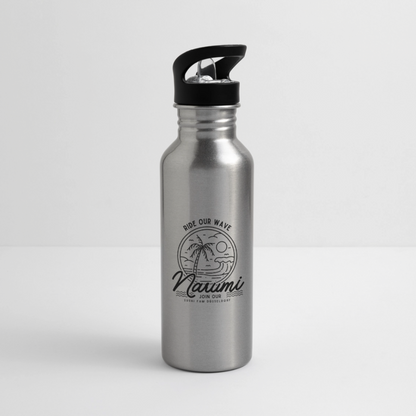 Narumi “Ride our wave” Wasserflasche - Lightsilver