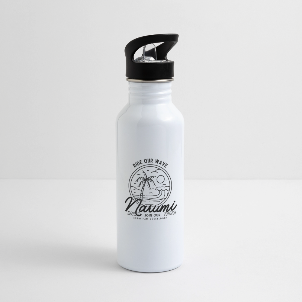 Narumi “Ride our wave” Wasserflasche - Weiß