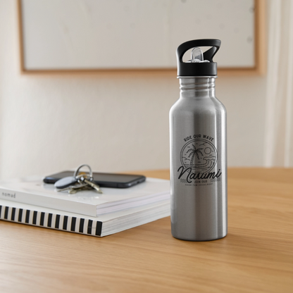 Narumi “Ride our wave” Wasserflasche - Lightsilver
