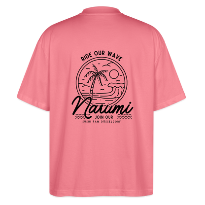 Narumi “Ride our wave” Oversized T-Shirt - pink joy 