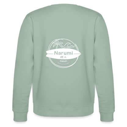 Narumi Makujin Bio-Sweatshirt - Helles Graugrün
