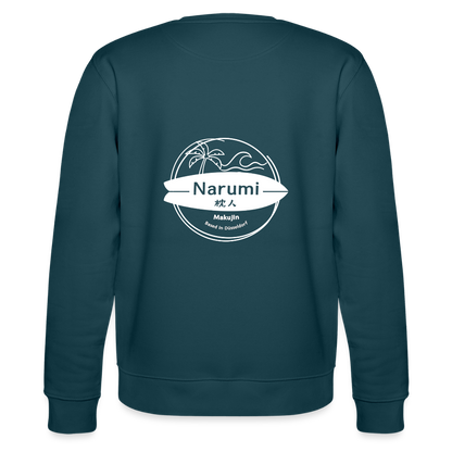 Narumi Makujin Bio-Sweatshirt - Dunkles Petrol