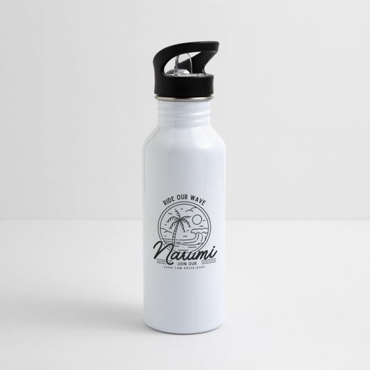 Narumi “Ride our wave” Wasserflasche - Weiß